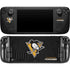 NHL Pittsburgh Penguins Distressed Steam Deck Handheld Gaming Computer Skin